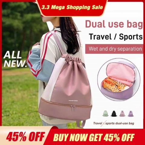 Travel and sports dual-use bag