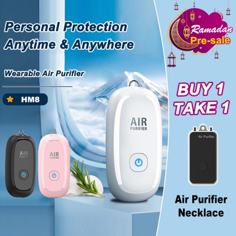 2021 Two Gears Adjustable Air Purifier Necklace