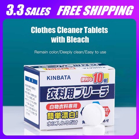 Clothes Cleaner Tablets with Bleach