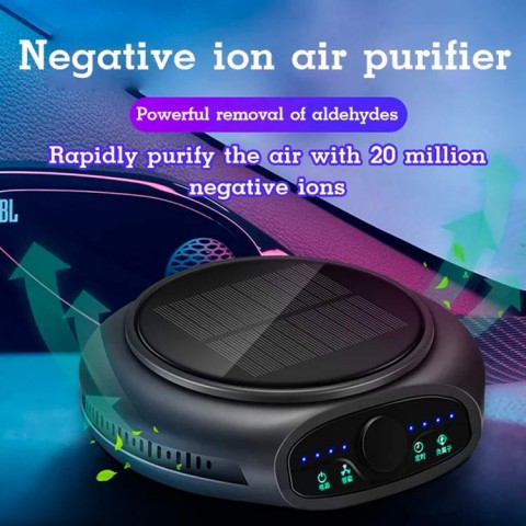 New Smart Solar Air Purifier Plasma Car Perfume Supply Multi-filter Aroma Diffuser