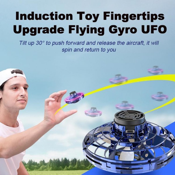 Induction Toy Fingertips Upgrade Flying Gyro UFO