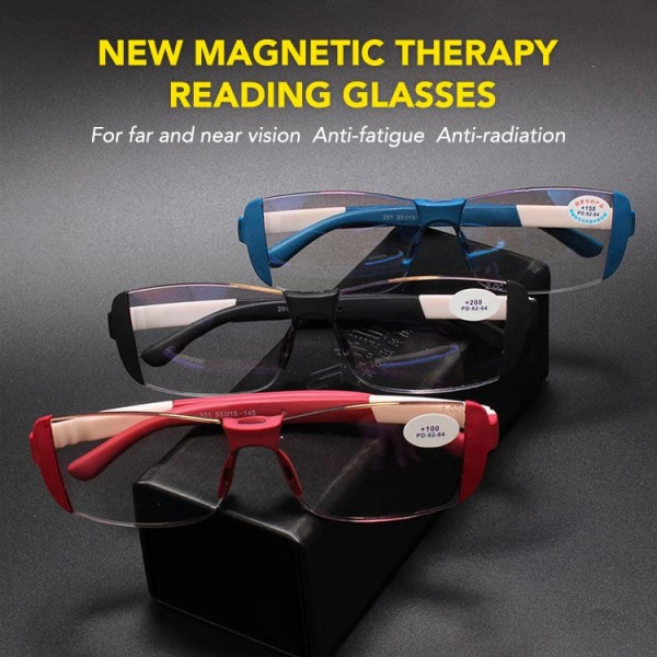 New magnetic therapy reading glasses
