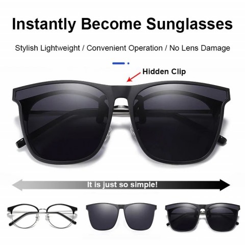 Fashion Polarized Sunglasses Clip for Eye Glasses