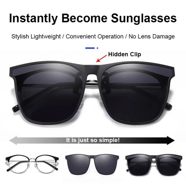 Fashion Polarized Sunglasses Clip for Ey..