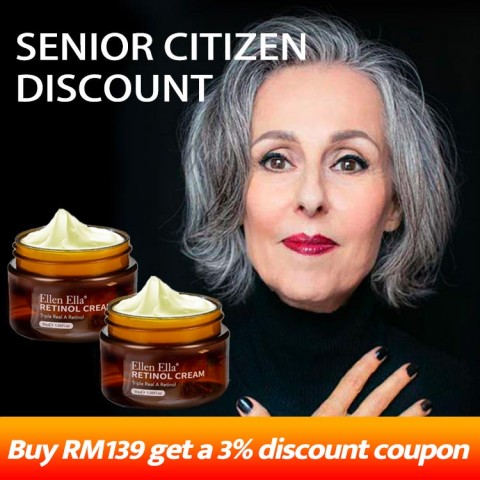 RM98 for 2pcs - Captain Cream Magic Retinol Anti-Aging Face Cream - 10 years younger secret - Remove wrinkles, fine lines, fade dark spots