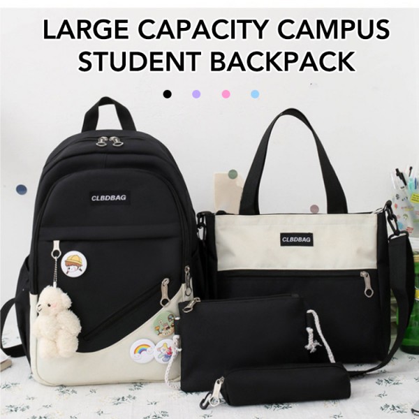 Large Capacity Campus Student Backpack..