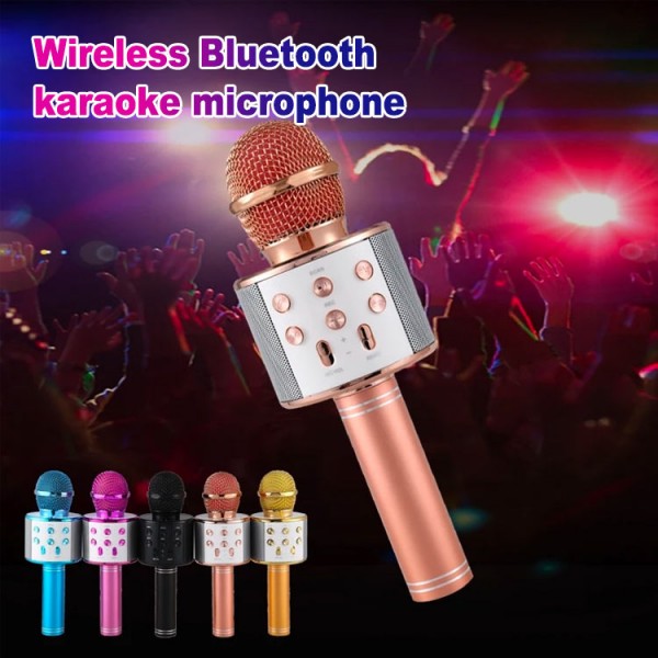 Wireless Bluetooth karaoke microphone