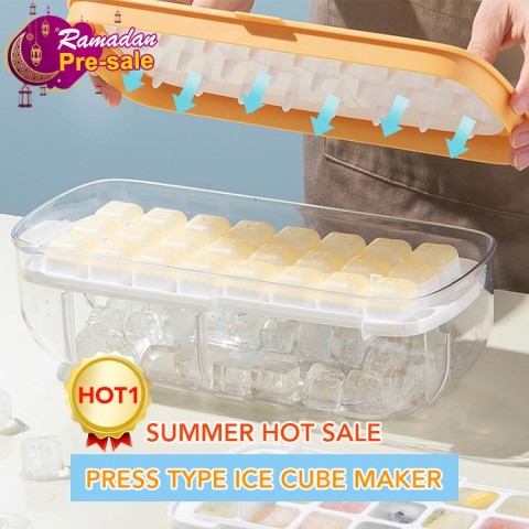 Summer Hot Sale-Press type Ice Cube Maker
