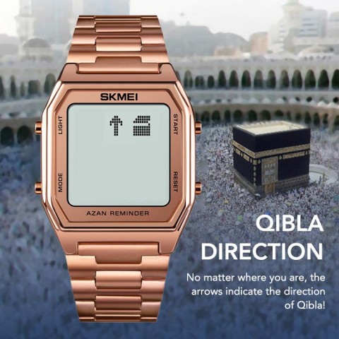 Muslim Qibla Watch Multifunctional Prayer Reminder Azan Watch