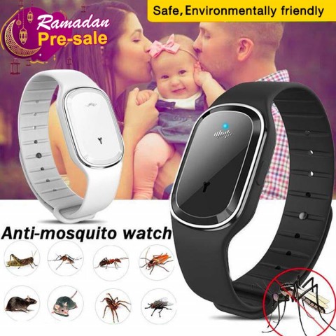 Ultrasonic mosquito repellent bracelet