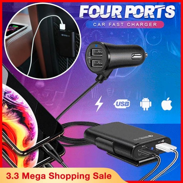 Four Ports Car Fast Charger..