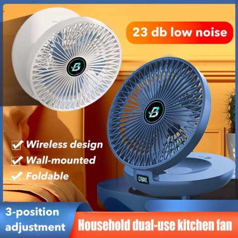 Household dual-use kitchen fan