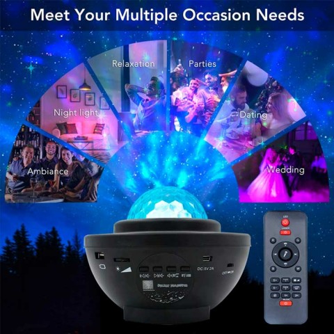 LED starry sky projector